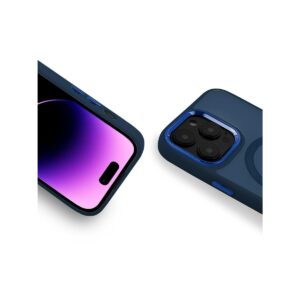 Etui MAGMAT MAGSAFE do Apple iPhone 13/iPhone 14 granatowy