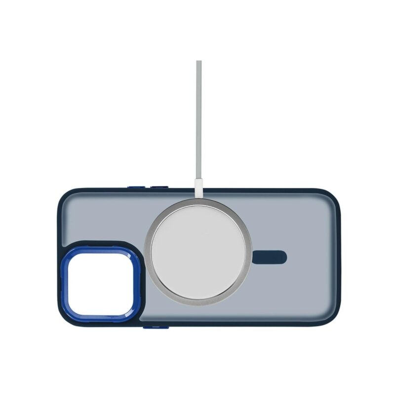 Etui MAGMAT MAGSAFE do Apple iPhone 13/iPhone 14 granatowy