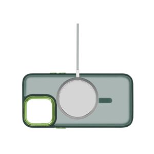 Etui MAGMAT MAGSAFE do Apple iPhone 15+ zielony
