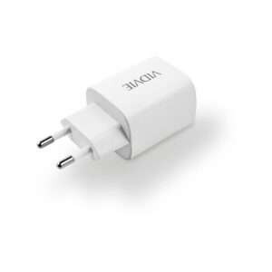 Ładowarka sieciowa VIDVIE PLE250C 2xUSB + kabel Type C 2.4A biały