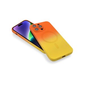 Etui OMBRE MAGSAFE do Apple iPhone 11 PRO pomarańczowy