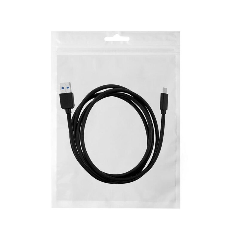 Kabel REVERSE 10GB/s, 3A, USB 3.2/Type-C gen 2, 1.5m czarny BAG