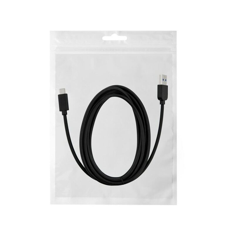 Kabel REVERSE 10GB/s, 3A, USB 3.2/Type-C gen 2, 2m czarny BAG