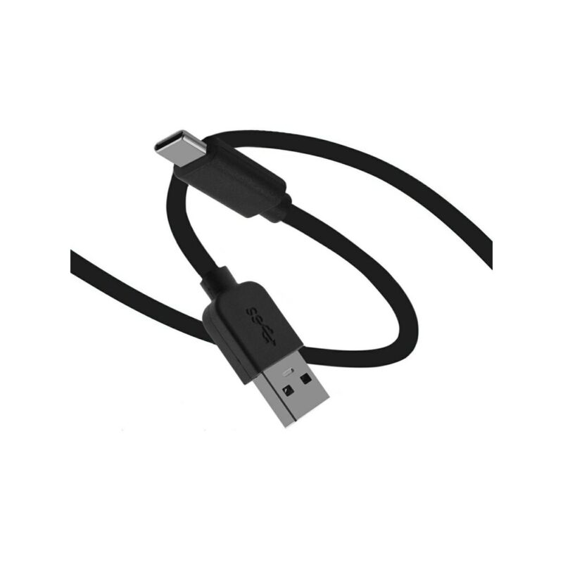 Kabel REVERSE 10GB/s, 3A, USB 3.2/Type-C gen 2, 2m czarny BAG