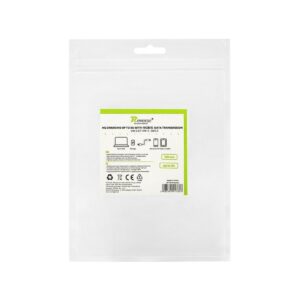 Kabel REVERSE 10GB/s, 3A, USB 3.2/Type-C gen 2, 1.5m czarny BAG