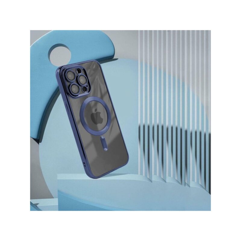 Etui MAGSHINE MAGSAFE do Apple iPhone 12 granatowy