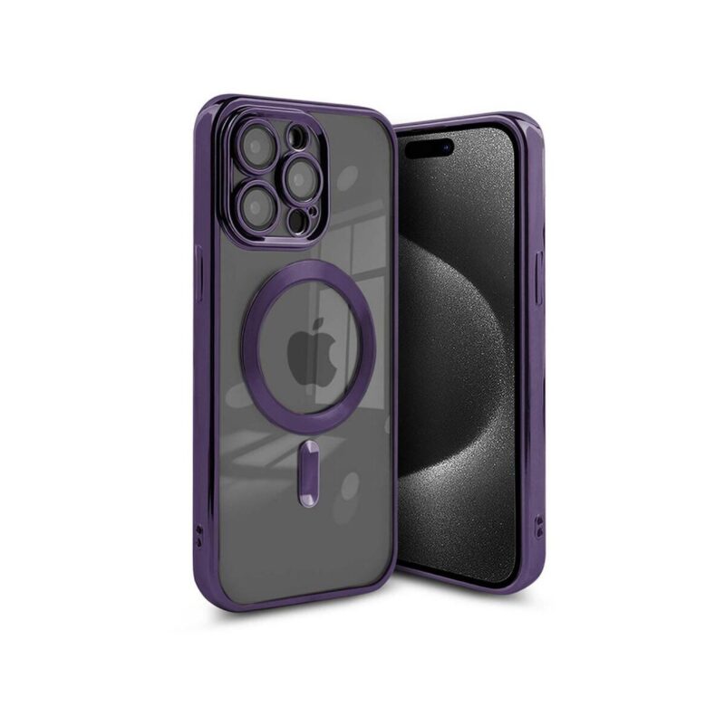 Etui MAGSHINE MAGSAFE do Apple iPhone 12 PRO MAX fioletowy