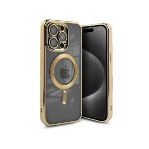 Etui MAGSHINE MAGSAFE do Apple iPhone 13 złoty