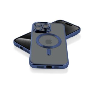 Etui MAGSHINE MAGSAFE do Apple iPhone 14+ granatowy