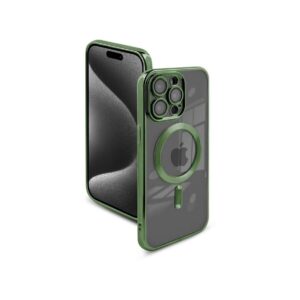 Etui MAGSHINE MAGSAFE do Apple iPhone 15+ zielony