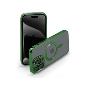 Etui MAGSHINE MAGSAFE do Apple iPhone 15+ zielony