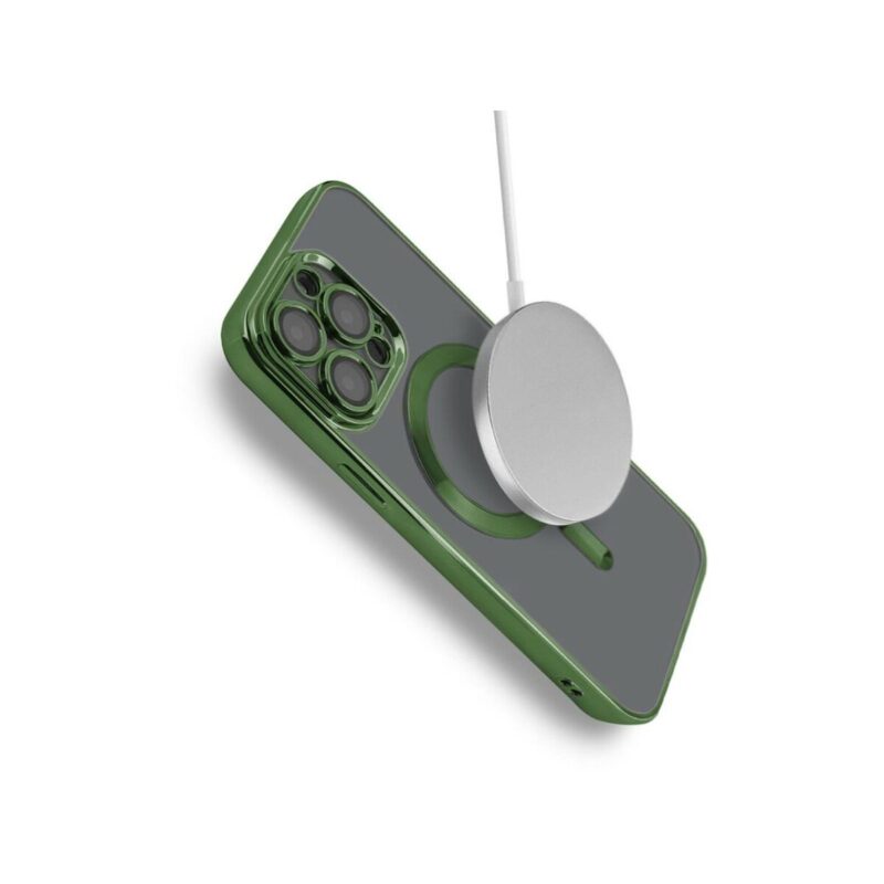 Etui MAGSHINE MAGSAFE do Apple iPhone 15+ zielony