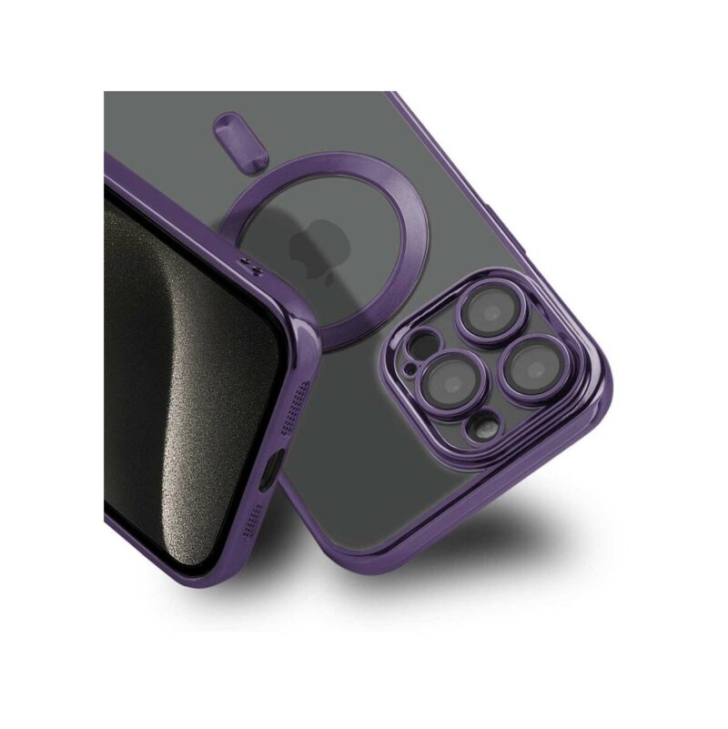 Etui MAGSHINE MAGSAFE do Apple iPhone 15 PRO MAX fioletowy
