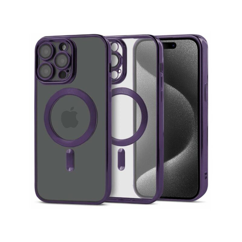 Etui MAGSHINE MAGSAFE do Apple iPhone 15 PRO MAX fioletowy