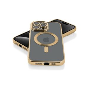 Etui MAGSHINE MAGSAFE do Apple iPhone 15 PRO MAX złoty