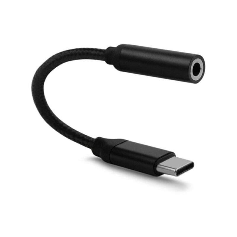 Adapter REVERSE Type C/Jack 3.5mm czarny BAG