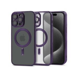 Etui MAGSHINE MAGSAFE do Apple iPhone 15 PRO fioletowy