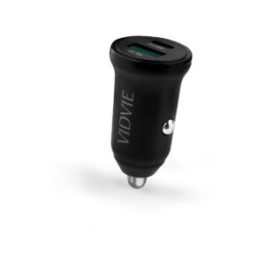 Ładowarka samochodowa VIDVIE CC532 1xUSB + 1xType C 30W czarny