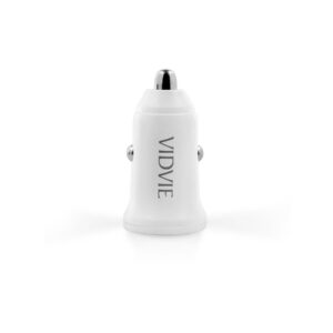 Ładowarka samochodowa VIDVIE CC532 1xUSB + 1xType C 30W biały