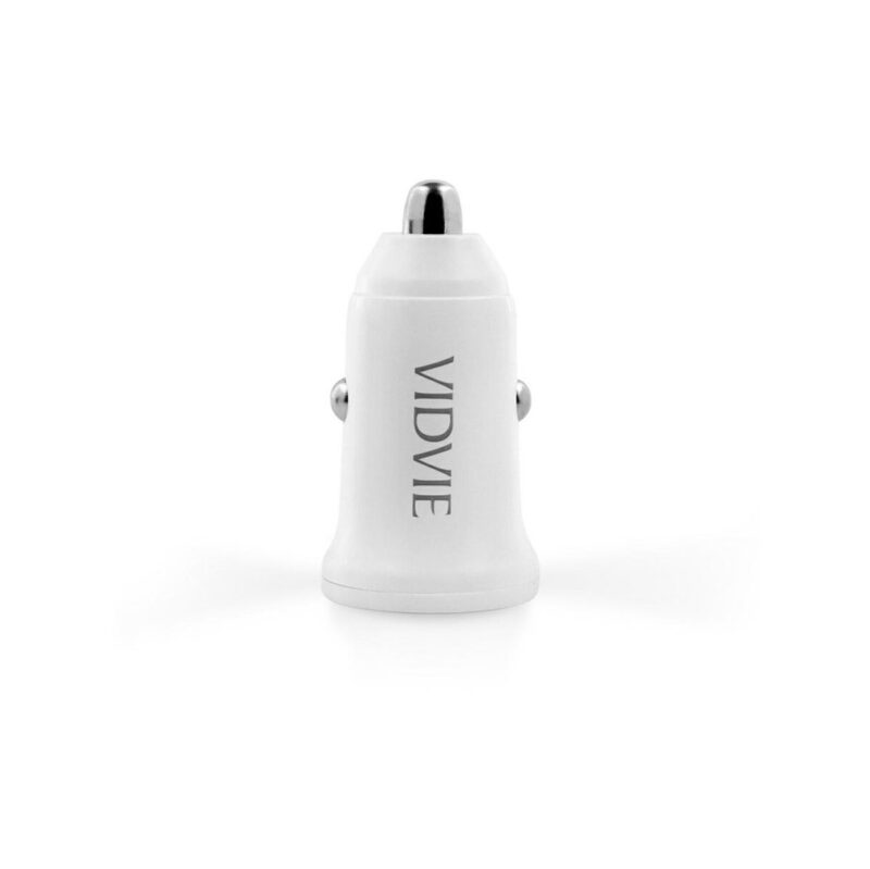 Ładowarka samochodowa VIDVIE CC532 1xUSB + 1xType C 30W biały