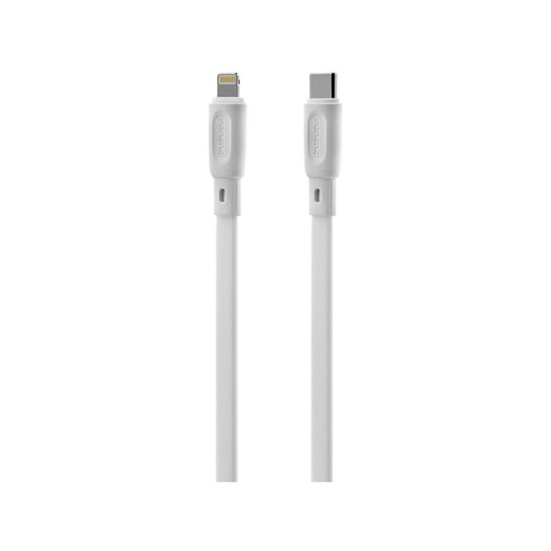 Kabel FONENG X107 Type C/iPhone PD27W, 25cm biały