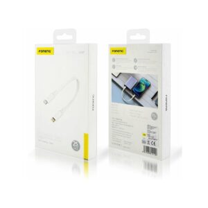 Kabel FONENG X107 Type C/iPhone PD27W, 25cm biały
