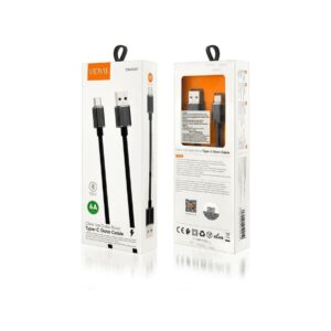 Kabel VIDVIE CB4024 USB/Type C 6A, 1.2m czarny