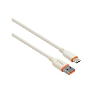 Kabel VIDVIE CB4028 USB/Type C 6A, 66W, 1.2m beżowy