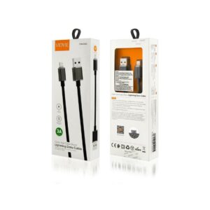 Kabel VIDVIE CB4024 USB/iPhone 3A, 1.2m czarny