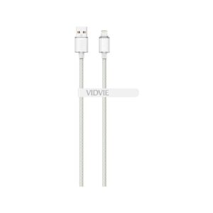 228480-large-default-kabel-vidvie-cb4024-usbiphone-3a-1-2m-bialy Kabel VIDVIE CB4024 USB/iPhone 3A, 1.2m biały