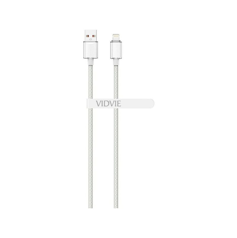 228480-large-default-kabel-vidvie-cb4024-usbiphone-3a-1-2m-bialy Kabel VIDVIE CB4024 USB/iPhone 3A, 1.2m biały