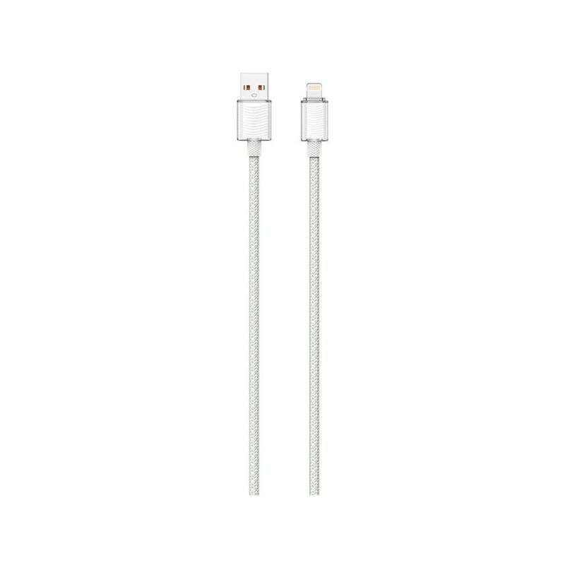 228494-large-default-kabel-vidvie-cb4024-usbiphone-3a-1-2m-bialy Kabel VIDVIE CB4024 USB/iPhone 3A, 1.2m biały