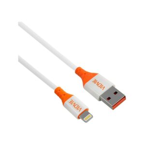 Kabel VIDVIE CB4014 USB/iPhone 2.4A, 1m biały