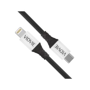 Kabel VIDVIE CB4014 Type C/iPhone 3A, 1m czarny