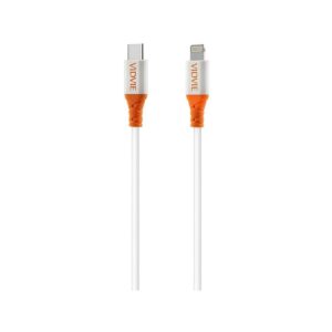Kabel VIDVIE CB4014 Type C/iPhone 3A, 1m biały