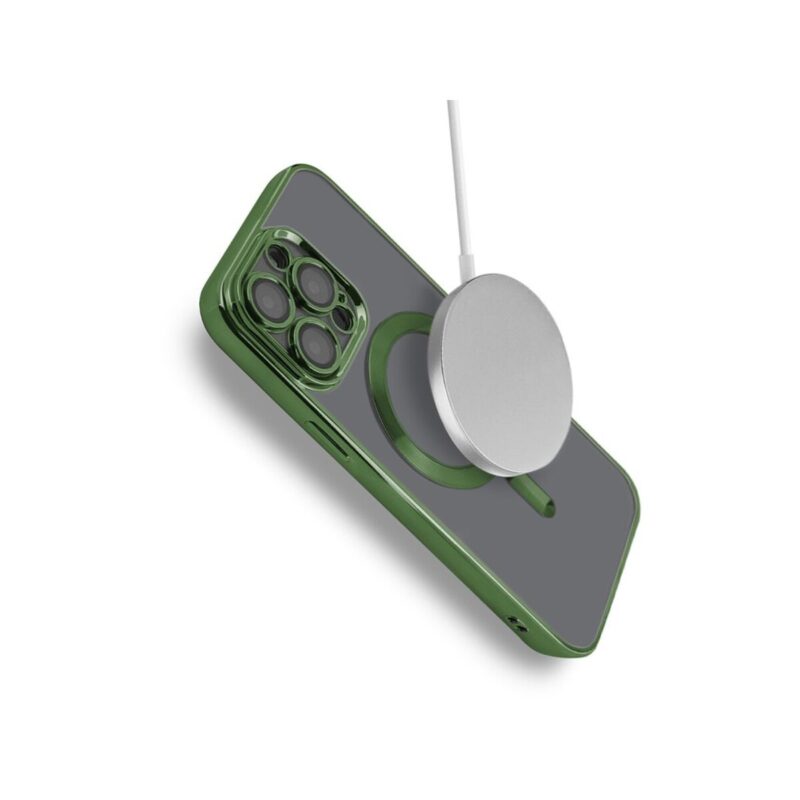 Etui MAGSHINE MAGSAFE do Apple iPhone 12 zielony
