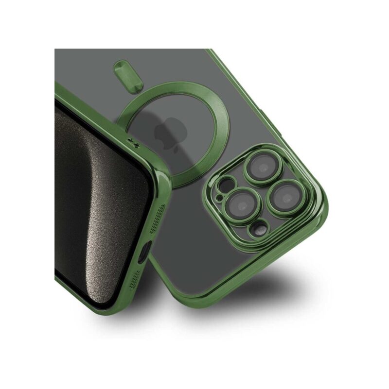 Etui MAGSHINE MAGSAFE do Apple iPhone 12 zielony