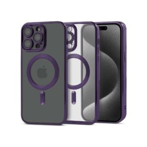 Etui MAGSHINE MAGSAFE do Apple iPhone 14+ fioletowy