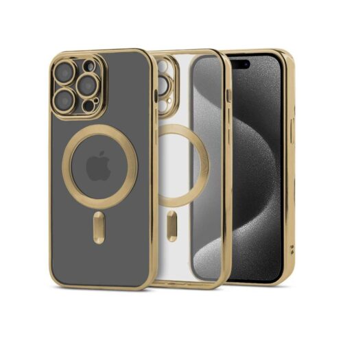 Etui MAGSHINE MAGSAFE do Apple iPhone 15 PRO MAX złoty