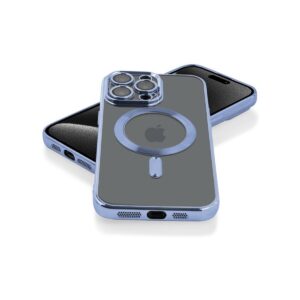 Etui MAGSHINE MAGSAFE do Apple iPhone 14+ niebieski