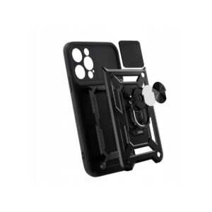 Etui SLIDE RING do Samsung S24 czarny