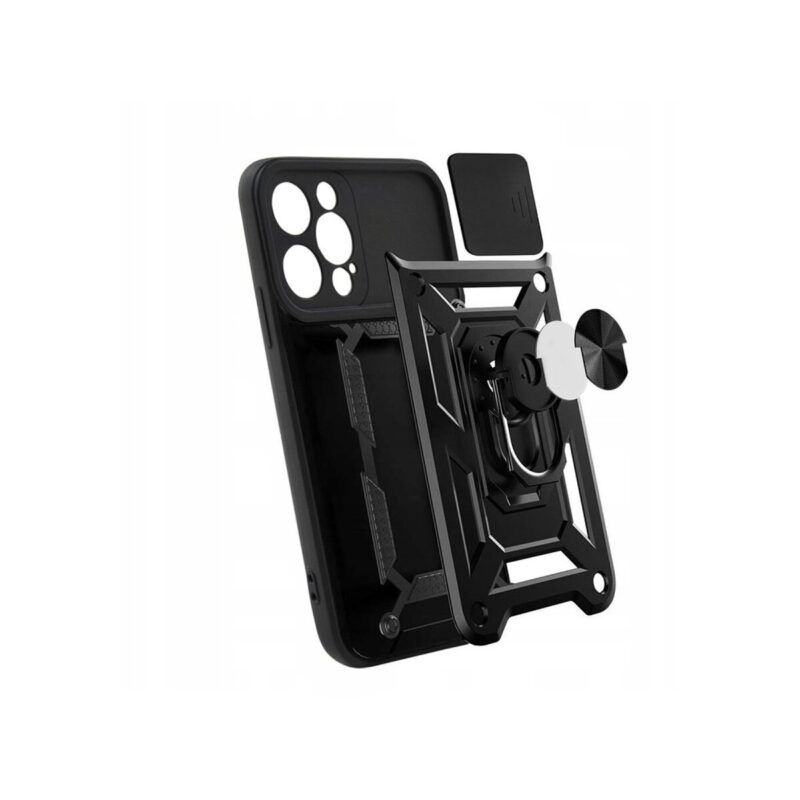 Etui SLIDE RING do Samsung S24 czarny