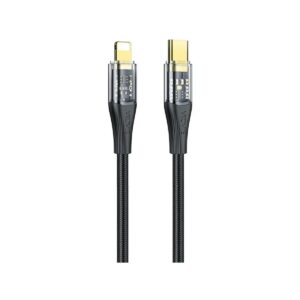 Kabel VIDVIE CB4017 Type C/iPhone PD 30W, 1.2m czarny