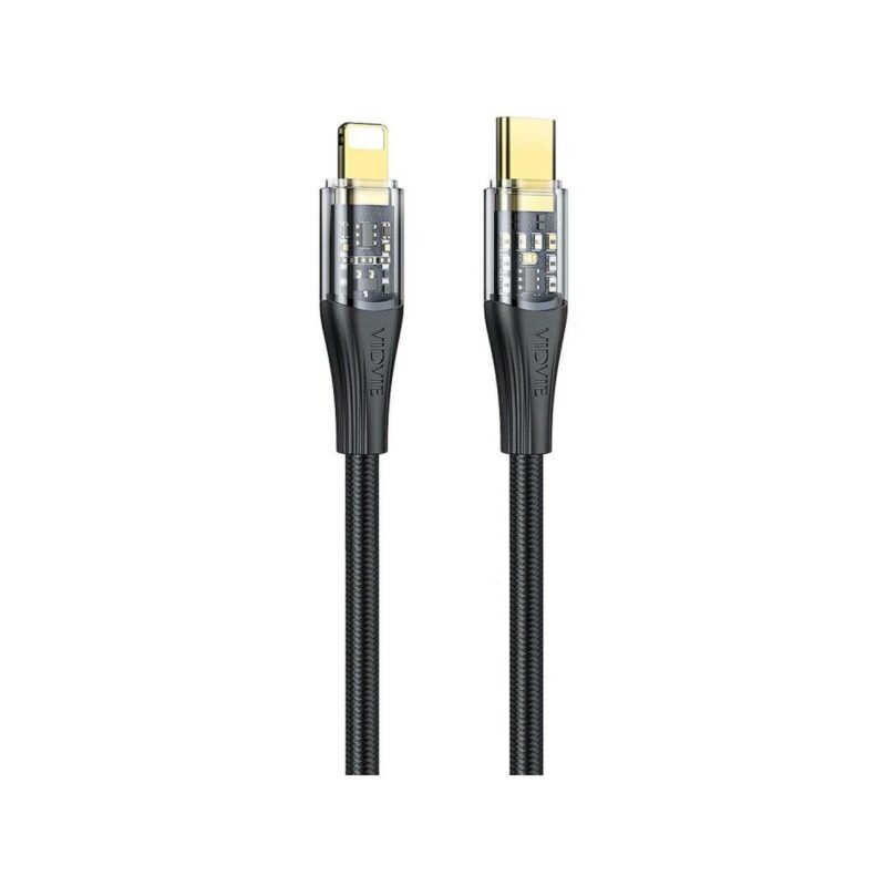 Kabel VIDVIE CB4017 Type C/iPhone PD 30W, 1.2m czarny