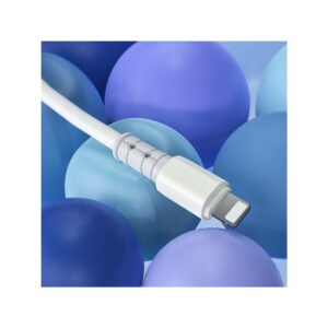 Kabel VIDVIE CB4020 USB/iPhone 3A, 1.2m biały