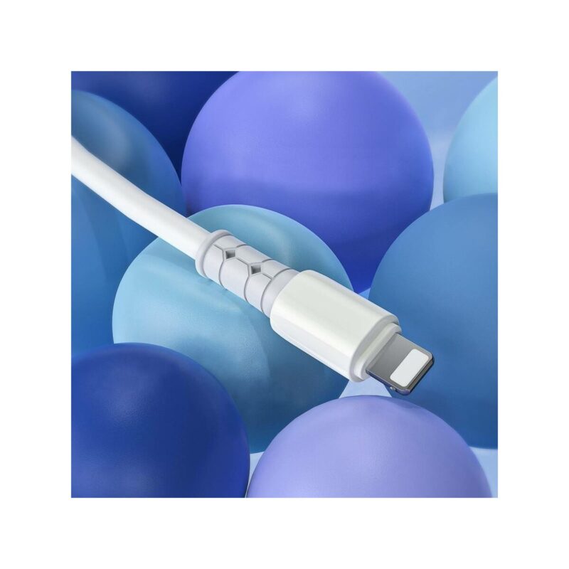 Kabel VIDVIE CB4020 USB/iPhone 3A, 1.2m biały