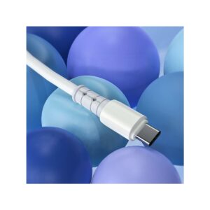 Kabel VIDVIE CB4020 USB/Type C 3A, 1.2m biały