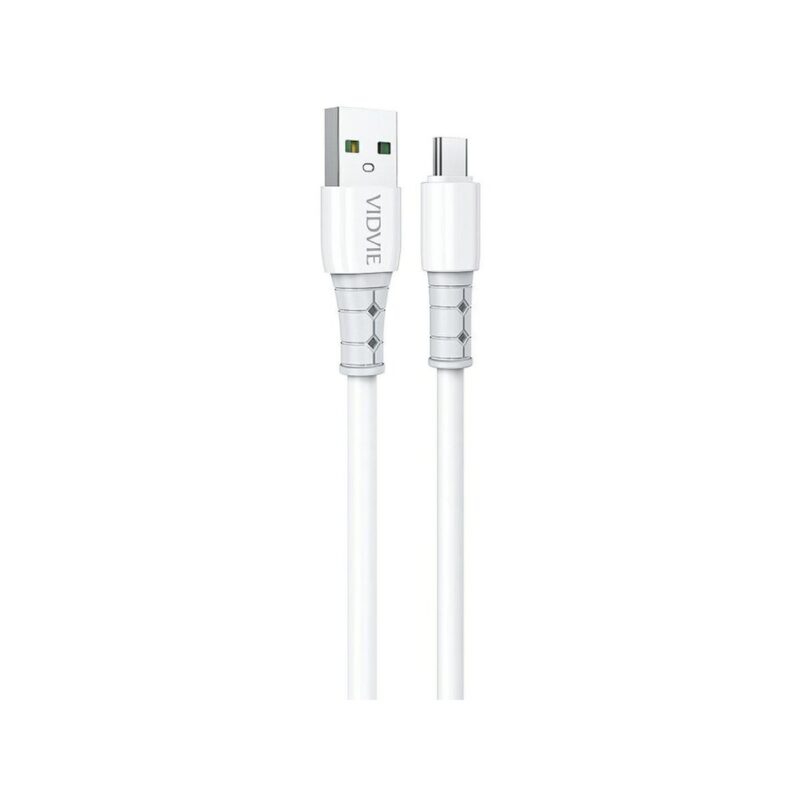 Kabel VIDVIE CB4020 USB/Type C 3A, 1.2m biały