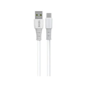 Kabel VIDVIE CB4020 USB/Type C 3A, 1.2m biały