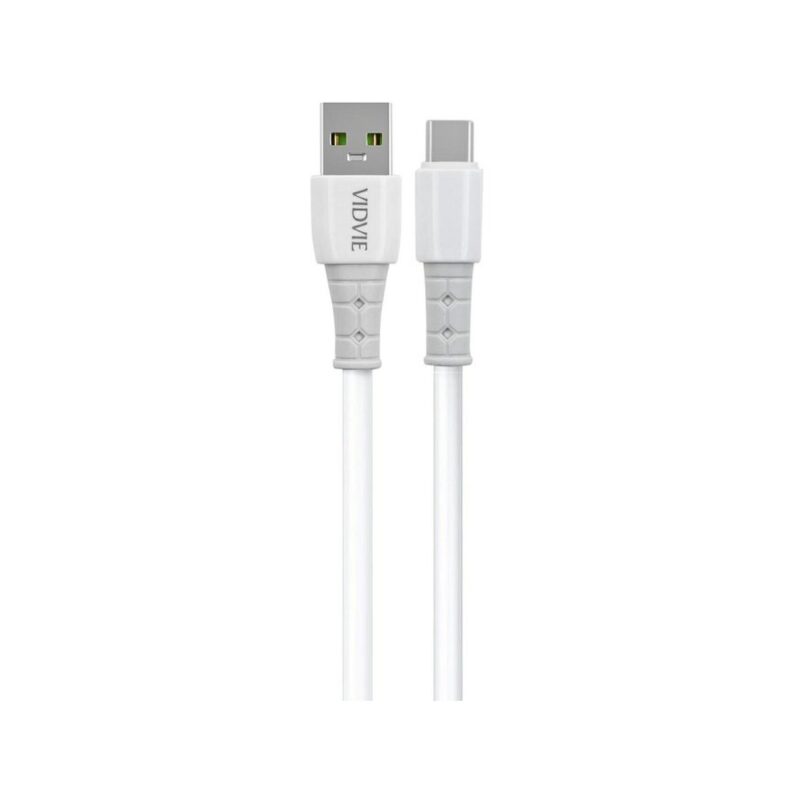 Kabel VIDVIE CB4020 USB/Type C 3A, 1.2m biały
